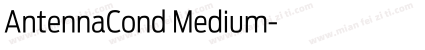 AntennaCond Medium字体转换